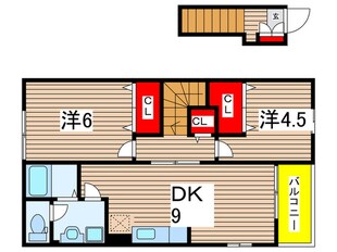 ティーフベルクBの物件間取画像